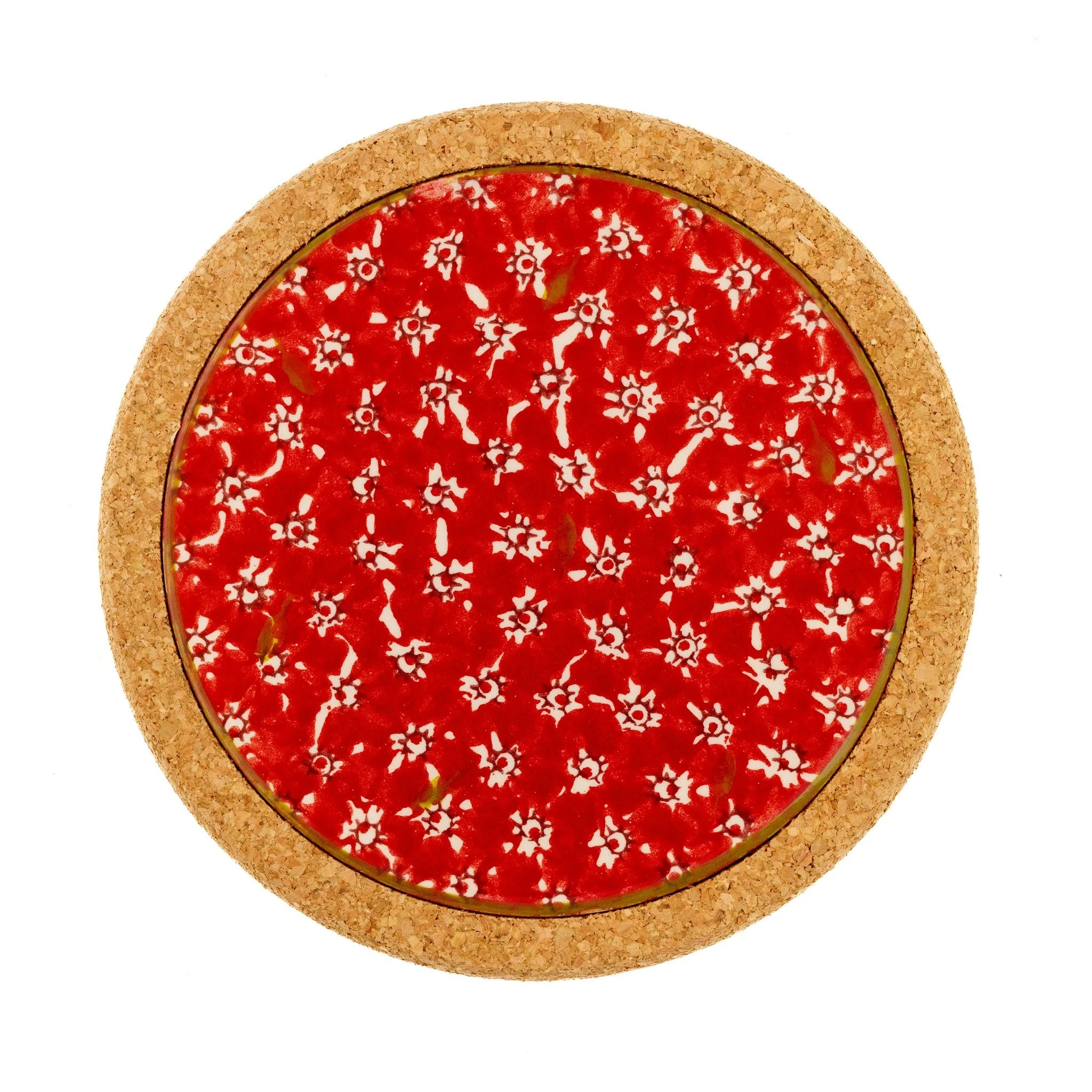 Trivet Round Red