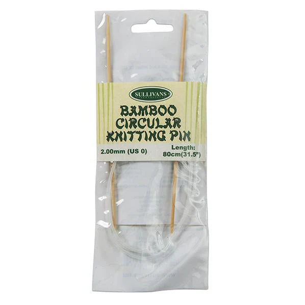 Circular Bamboo Needles 80cm