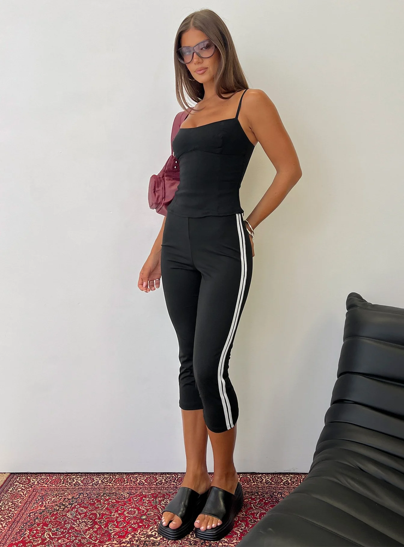 Jobey Capri Pants Black