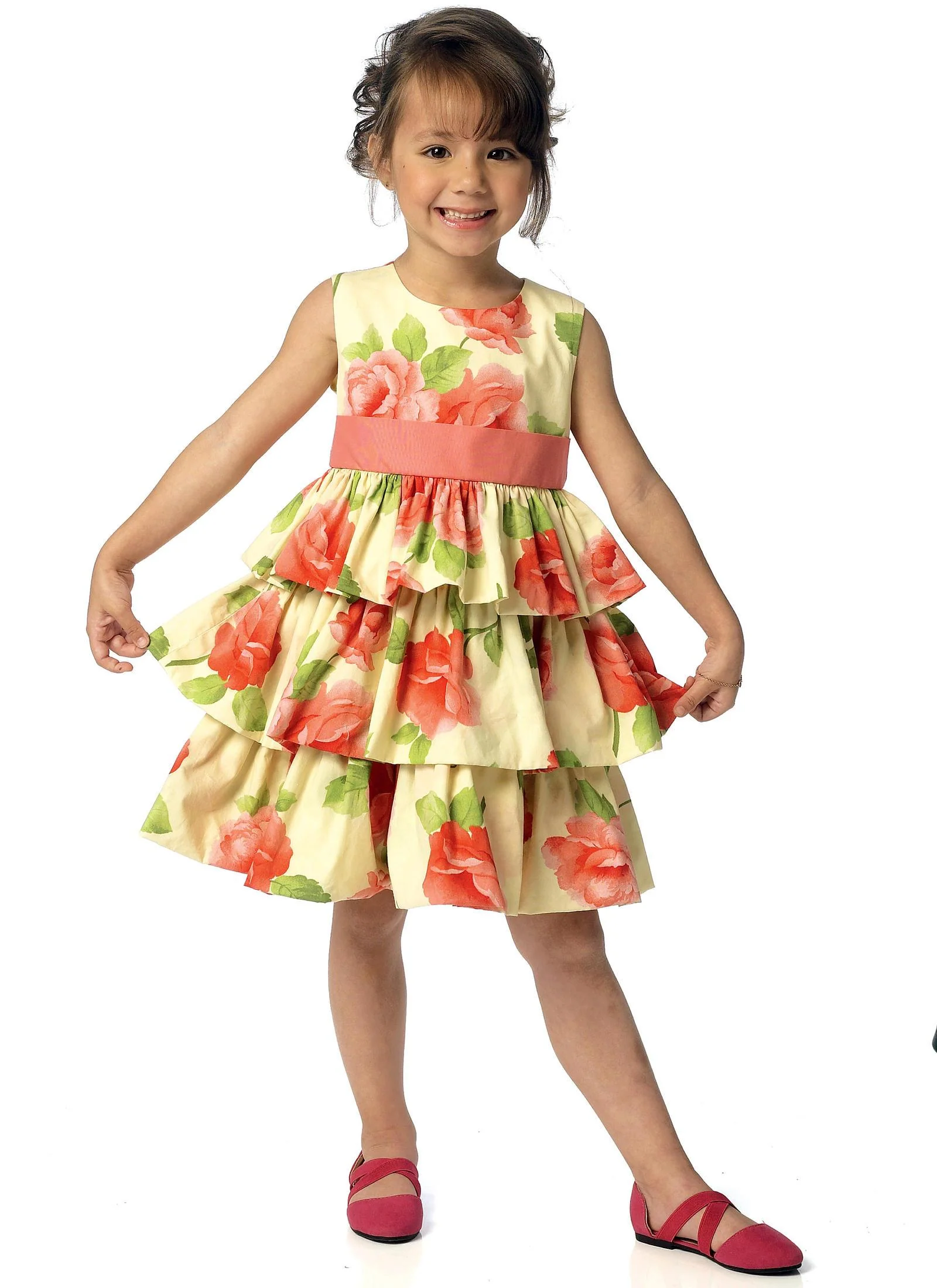Butterick Pattern B6161 Girls Gathered Waist Dresses
