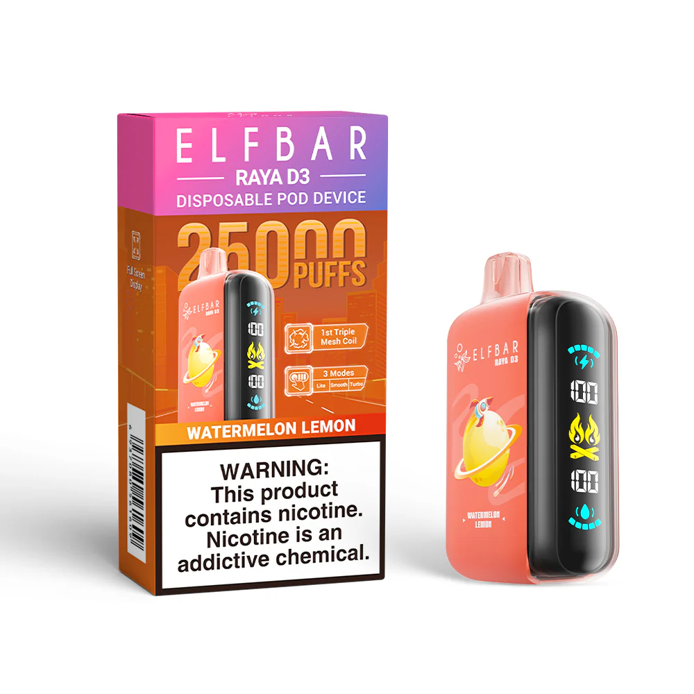 ELFBAR RAYA D3 wegwerpvape (alle smaken)