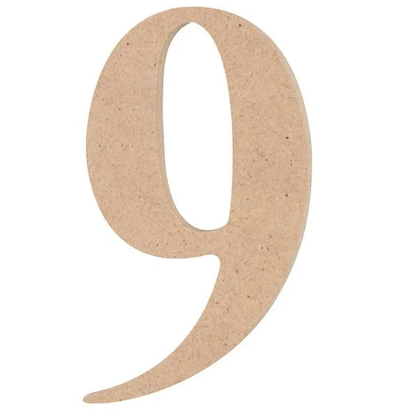 Arbee Wooden Number 9
