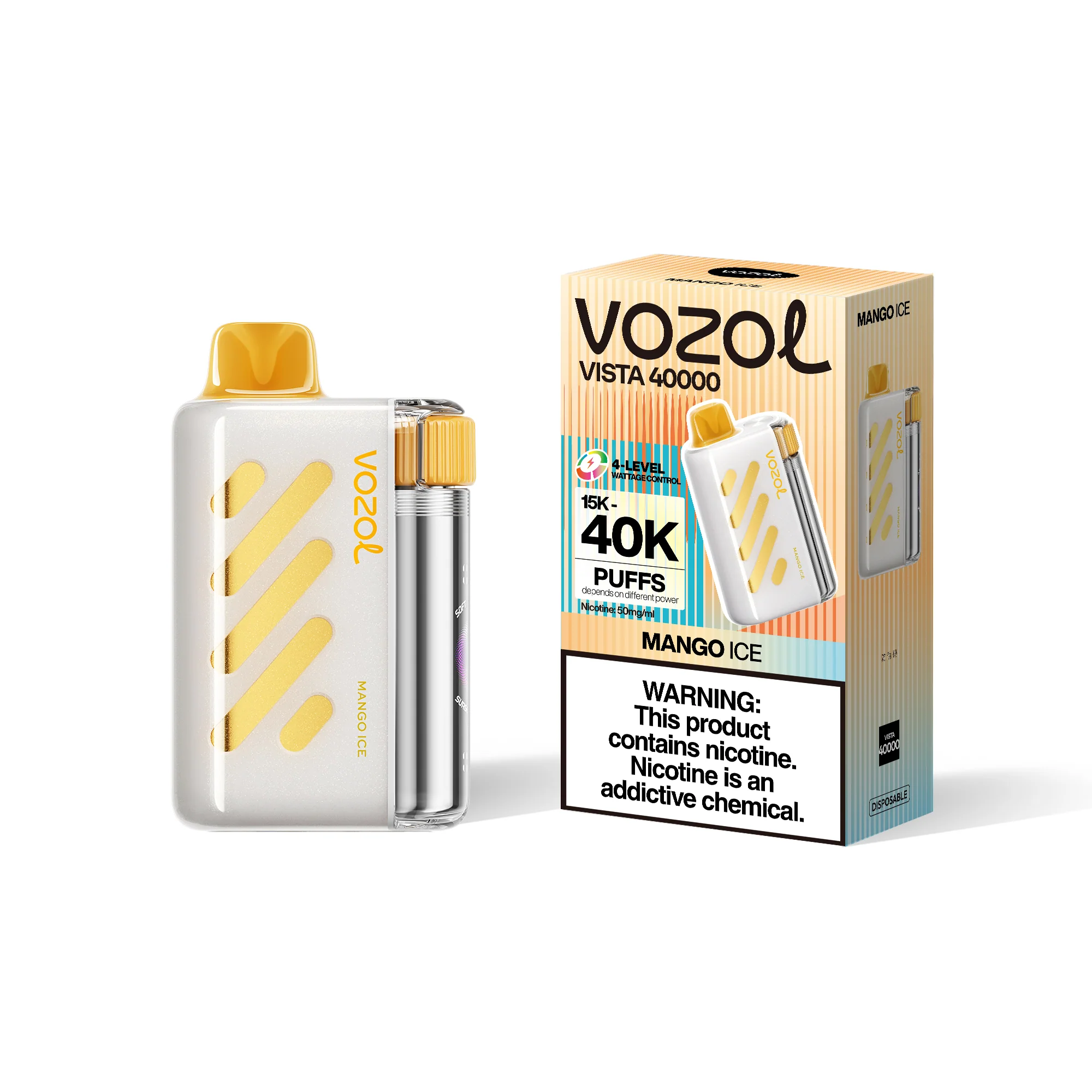 VOZOL VISTA 40K wegwerpvape (alle smaken)