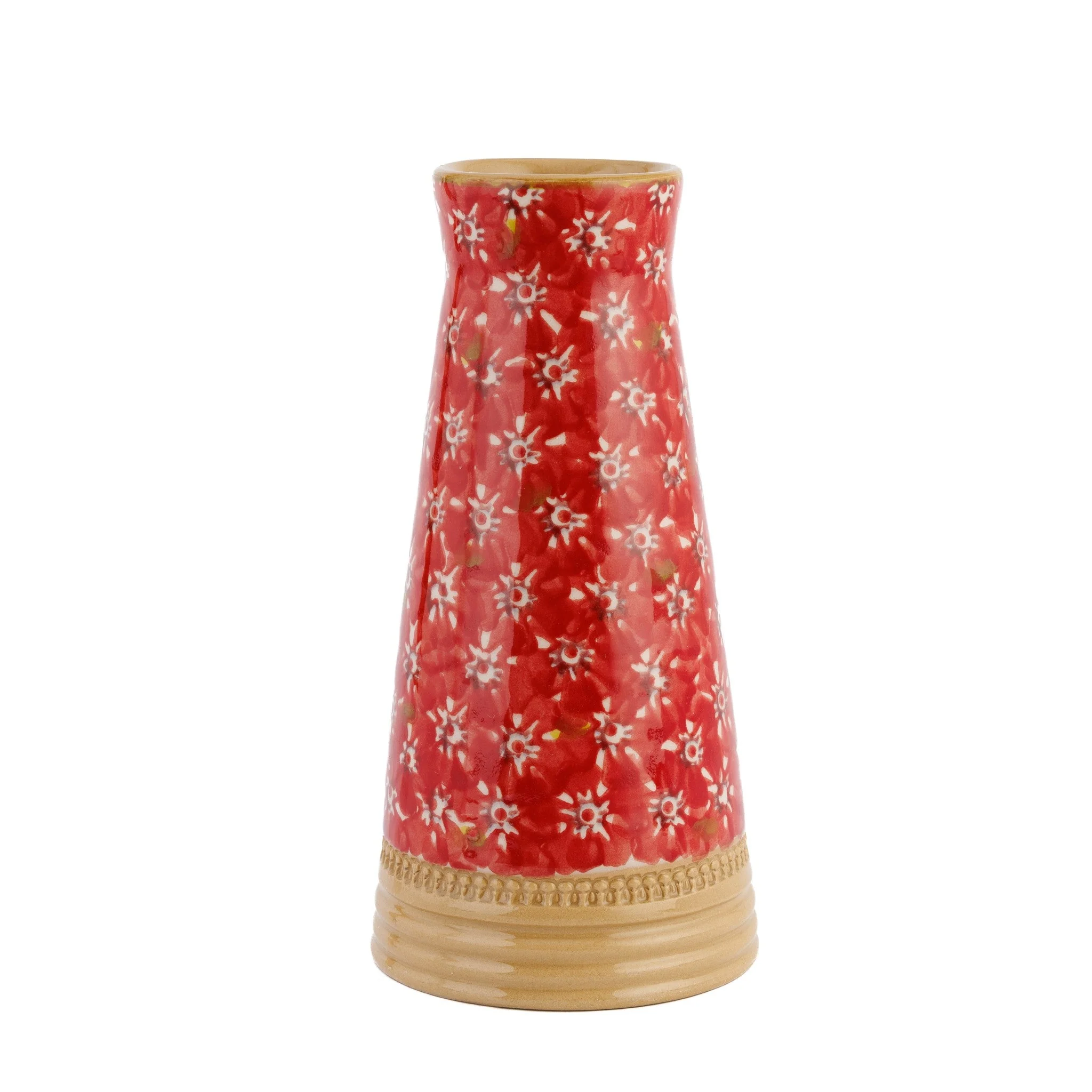 Small Tapered Vase Red