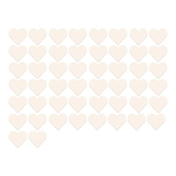 Couture Creations Deluxe Felt Alcohol Ink Applicator Refills, Heart- 50pk