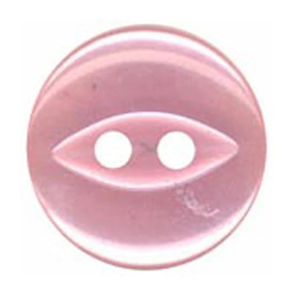 Sullivans Plastic Button, Pink- 22 mm