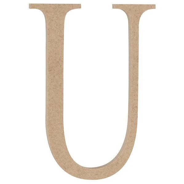 Arbee Wooden Letter U