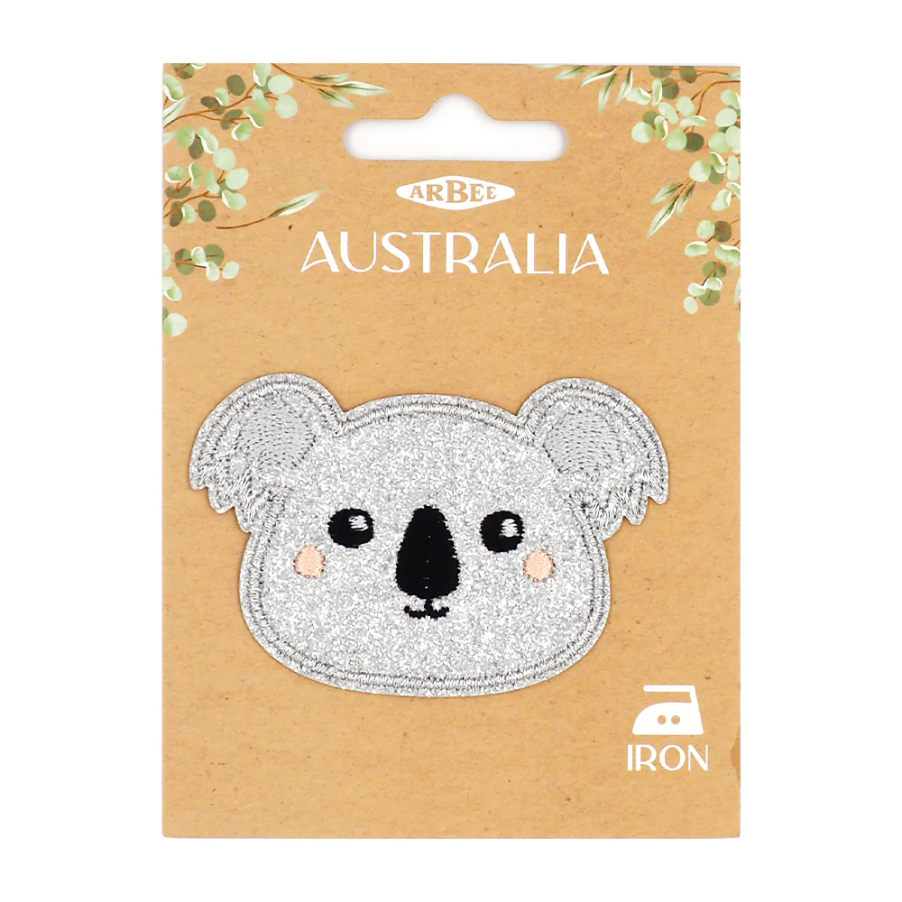 Arbee Crafty Patch, Koala Glitter- 1pc
