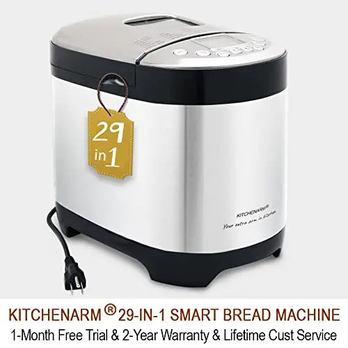 Inteligentny wypiekacz do chleba KITCHENARM 29 w 1 z ustawieniem bezglutenowym