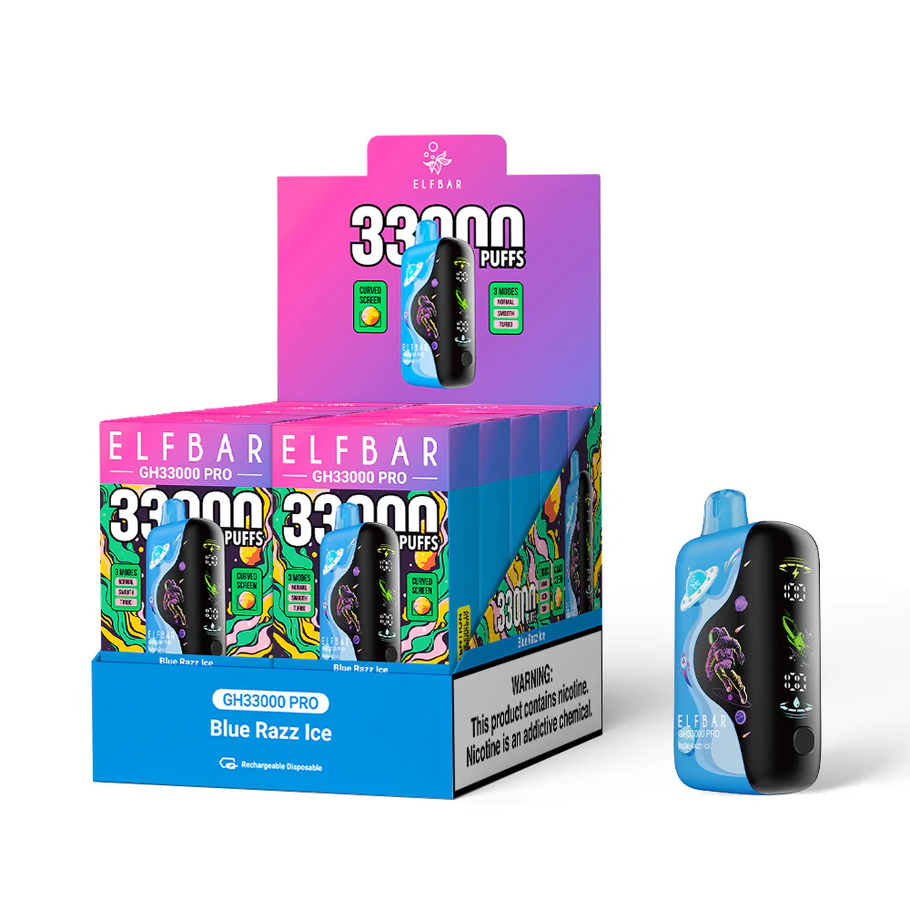 ELFBAR GH33000 PRO oplaadbare wegwerpvape (alle smaken)