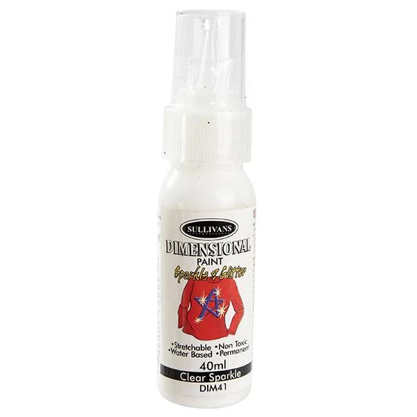 Sullivans Dimensional Sparkle Gloss Paint, 40ml