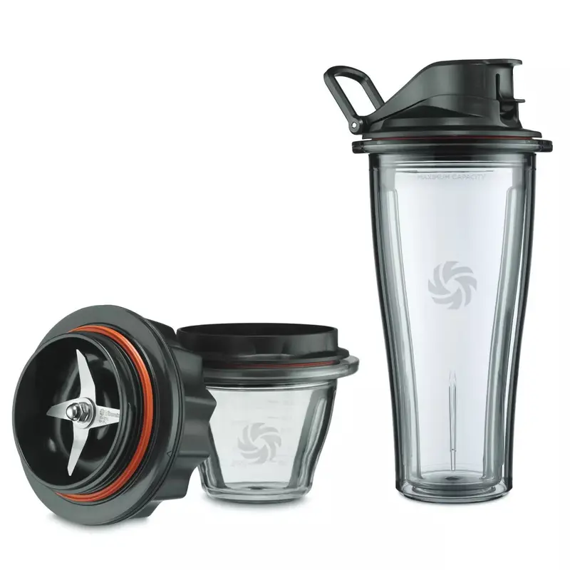 Zestaw startowy Vitamix kubek i blender – 5-częściowy zestaw akcesoriów niezawierających BPA, samoczyszczących