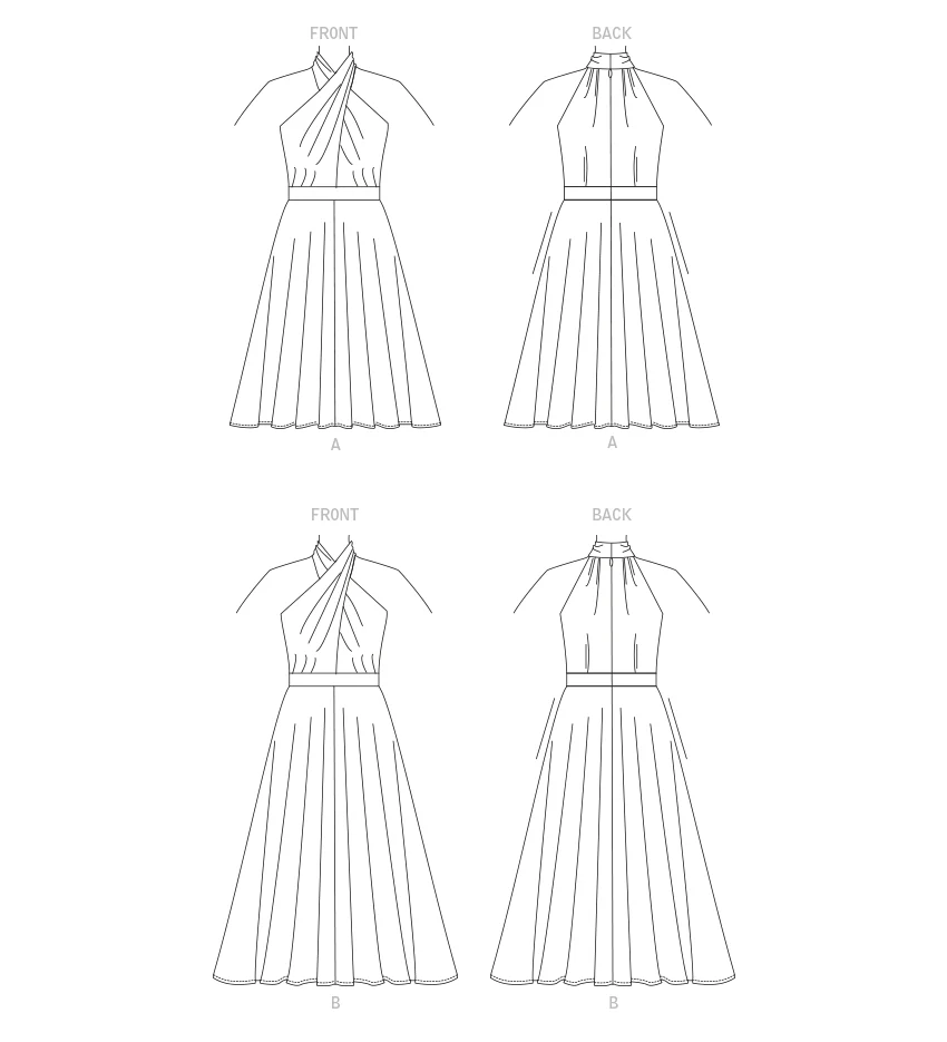 Vogue Pattern V1883 Misses' Dress