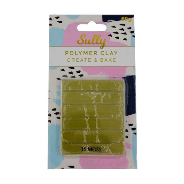 Sully Polymer Clay, Moss- 60g