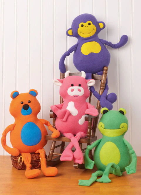 McCall's Pattern M8546 Plush Animals