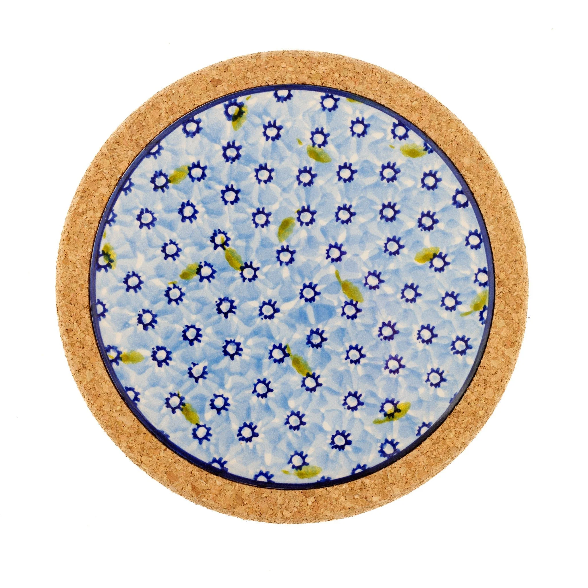 Trivet Round Light Blue