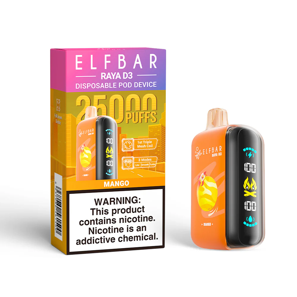 ELFBAR RAYA D3 wegwerpvape (alle smaken)