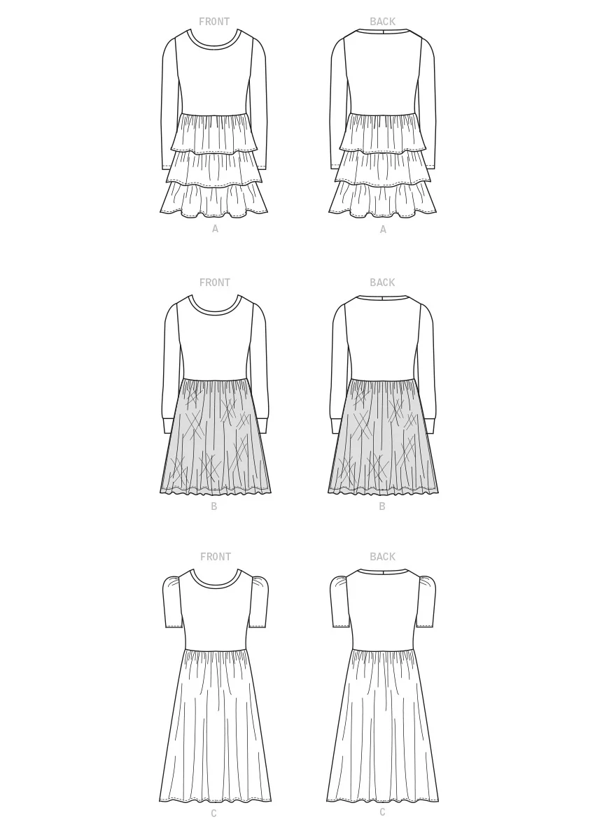 McCall's Pattern 8251 Children's and Girls' Dresses