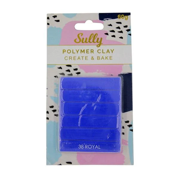 Sully Polymer Clay, Royal Blue- 60g