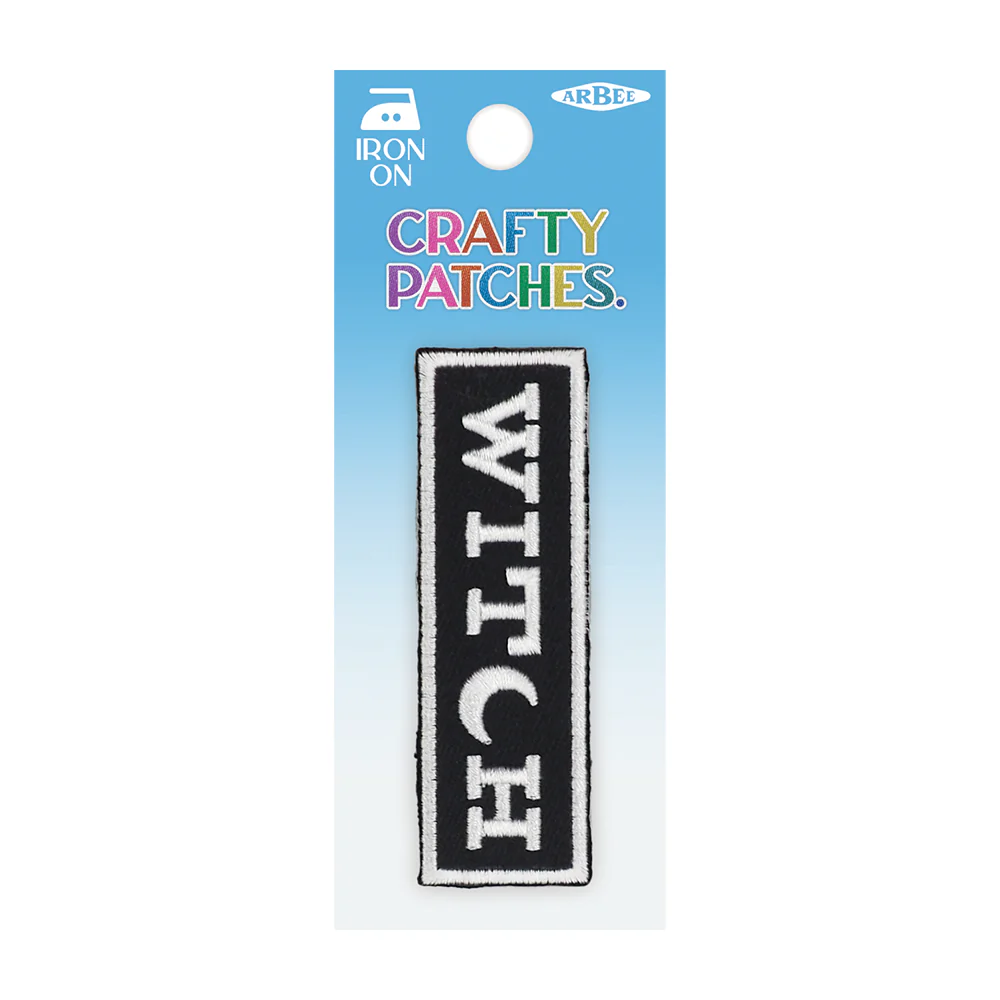 Arbee Crafty Patch, Witch- 1pc