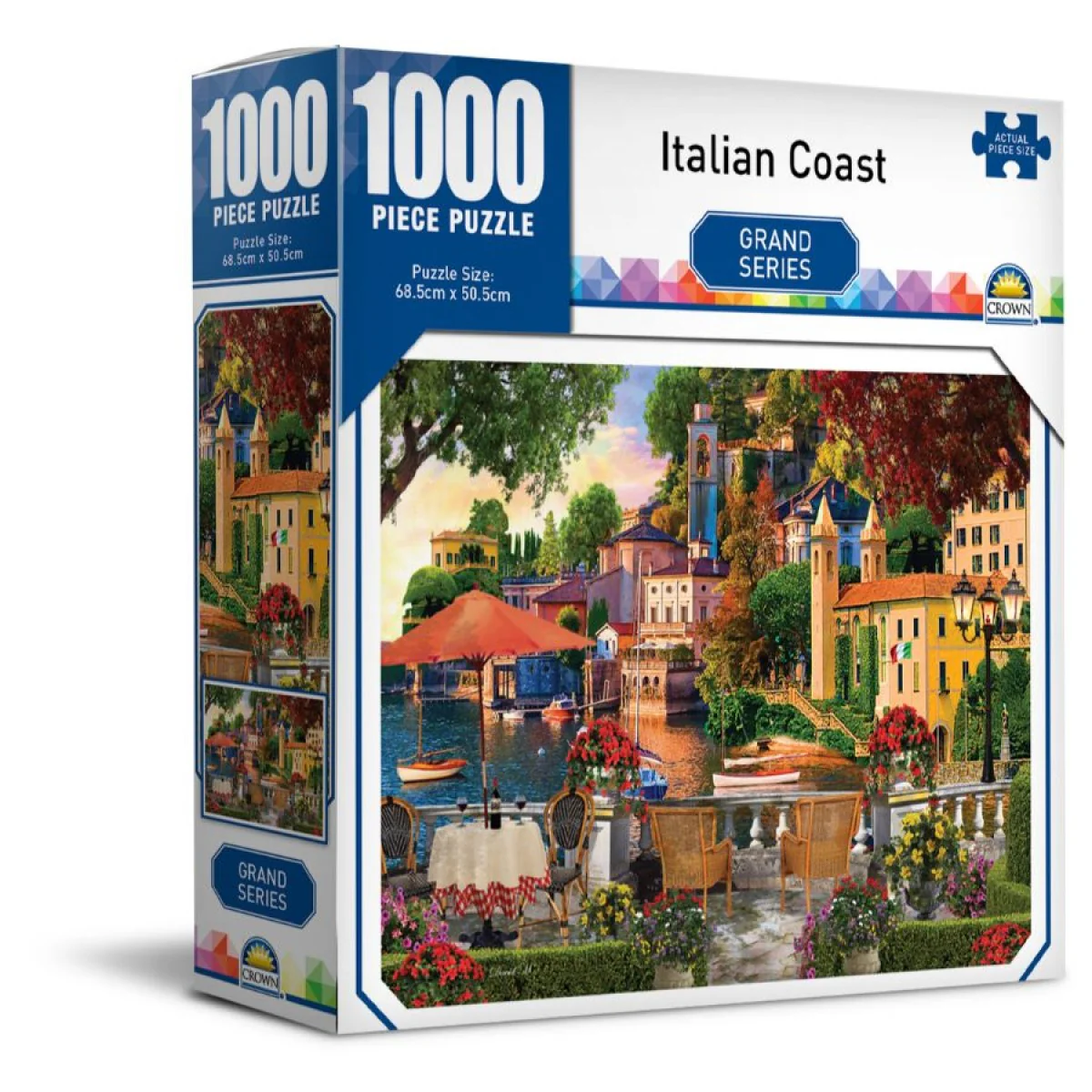 1000-Piece Jigsaw Puzzle, Crown Grand Jigsaw Series - Assorted