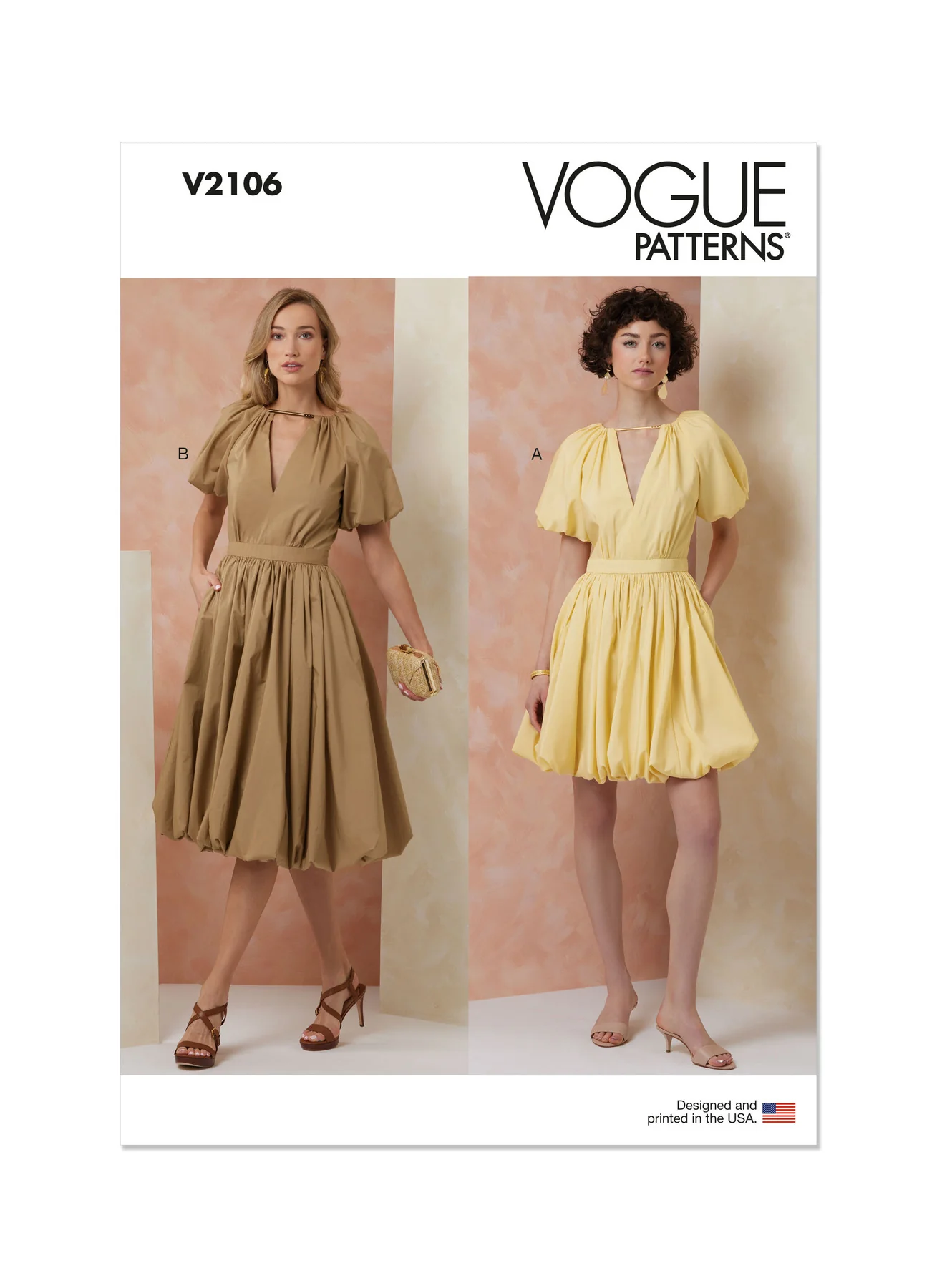 Vogue Pattern V2106 Misses