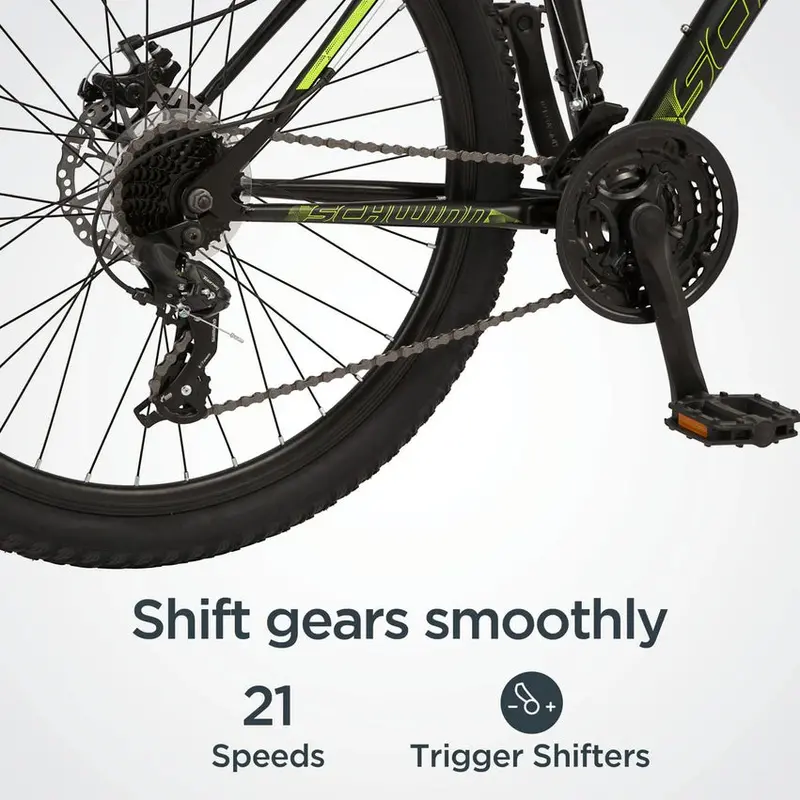 Rower górski męski Schwinn Sidewinder, 26 cali, 21 biegów, czarny