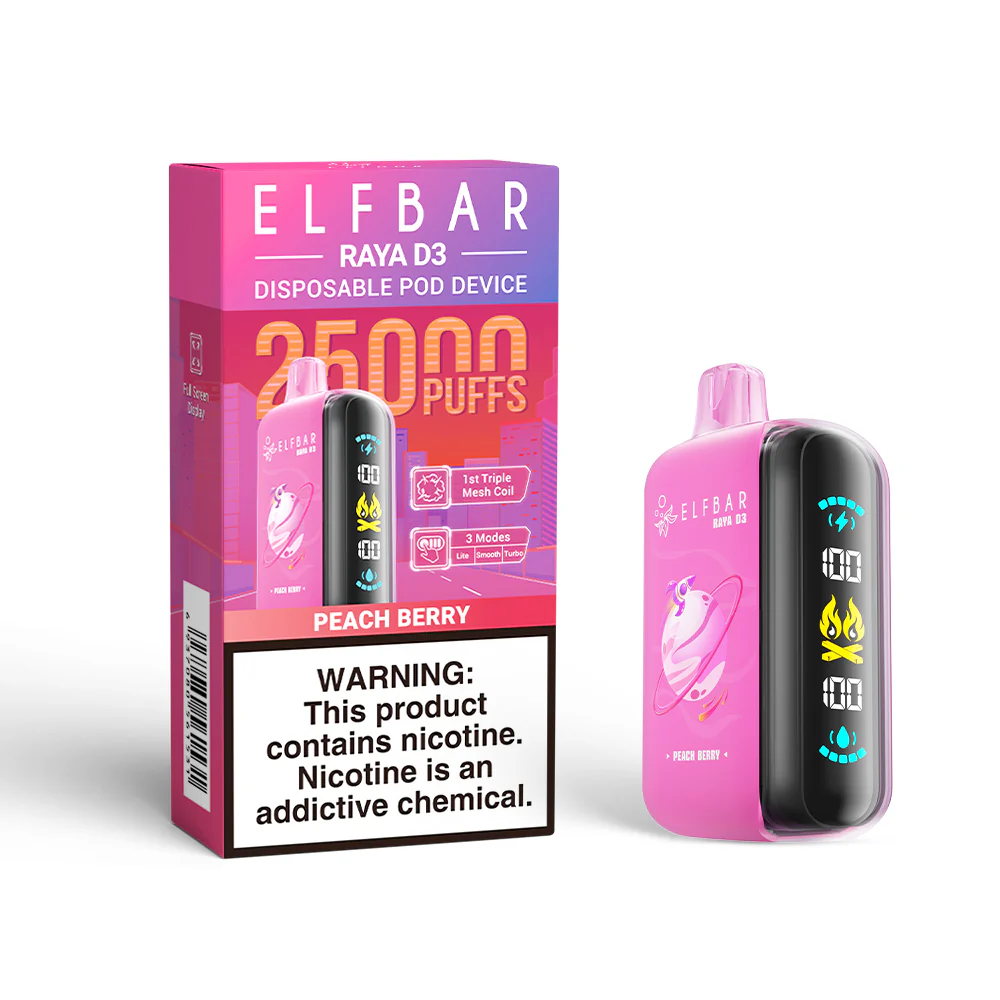 ELFBAR RAYA D3 wegwerpvape (alle smaken)