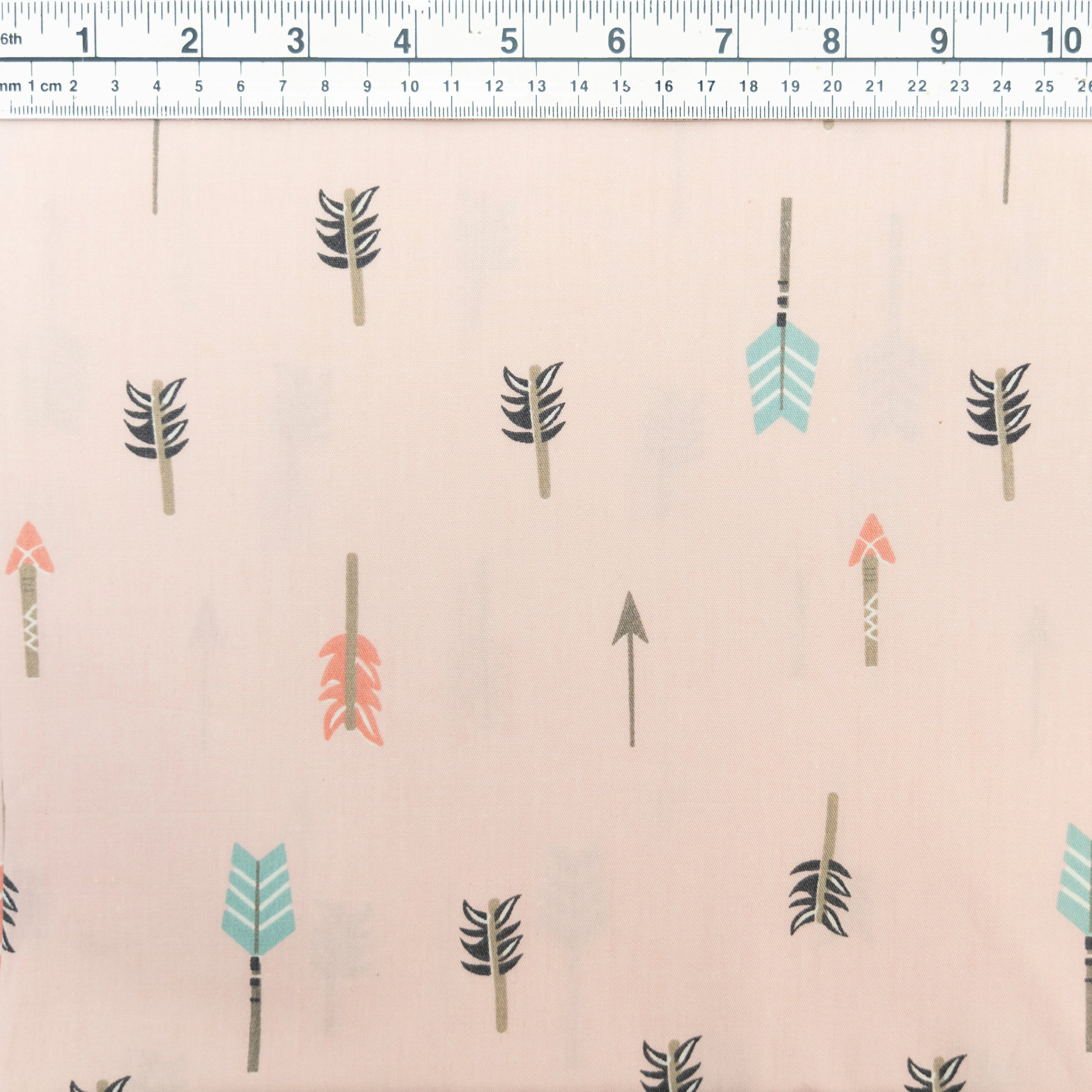 Sweety Twills Fabric, Pink Arrows- Width 160cm