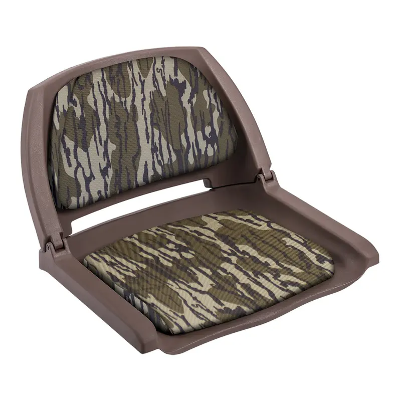 Wise 8WD139CLS-B-730 Składane krzesło wędkarskie z wyściółką, formowane, wzór Mossy Oak Original Bottomland