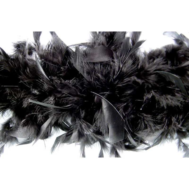 Sullivans Feather Boa Plain, Black