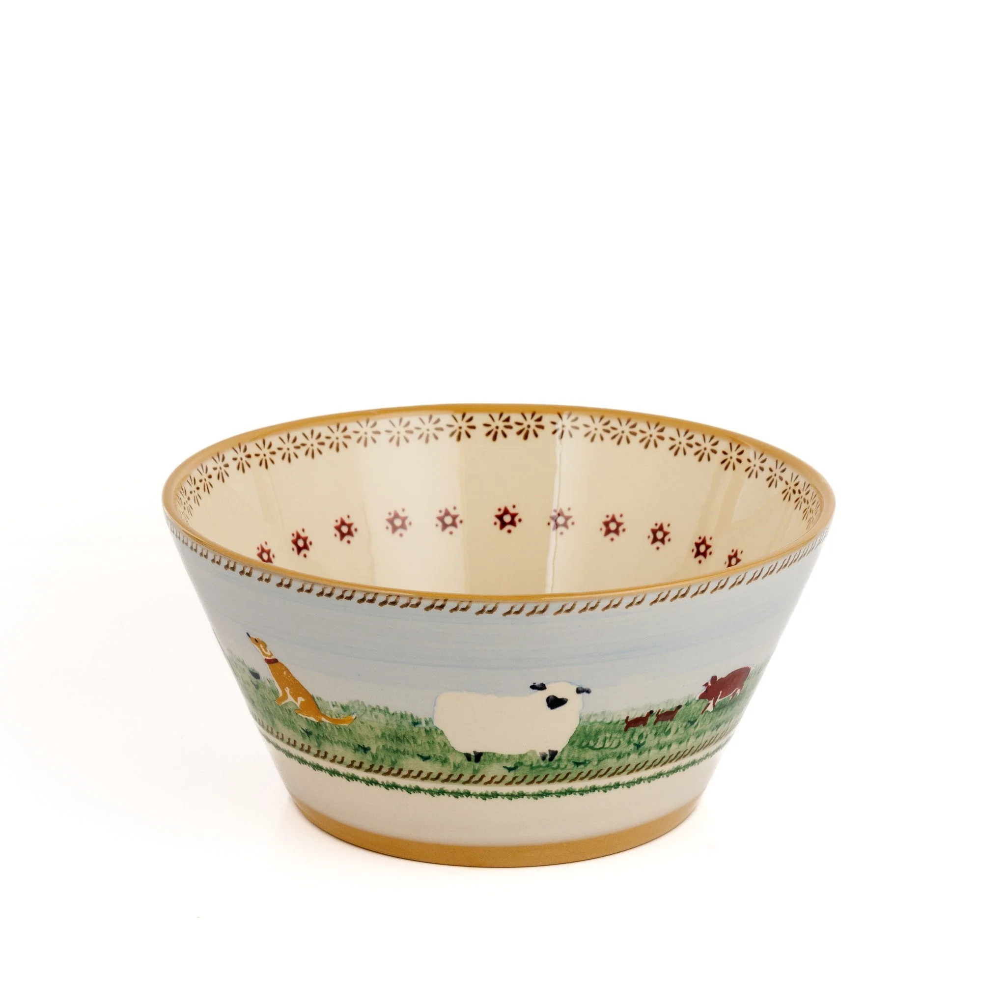 Large Angled Bowl Assorted