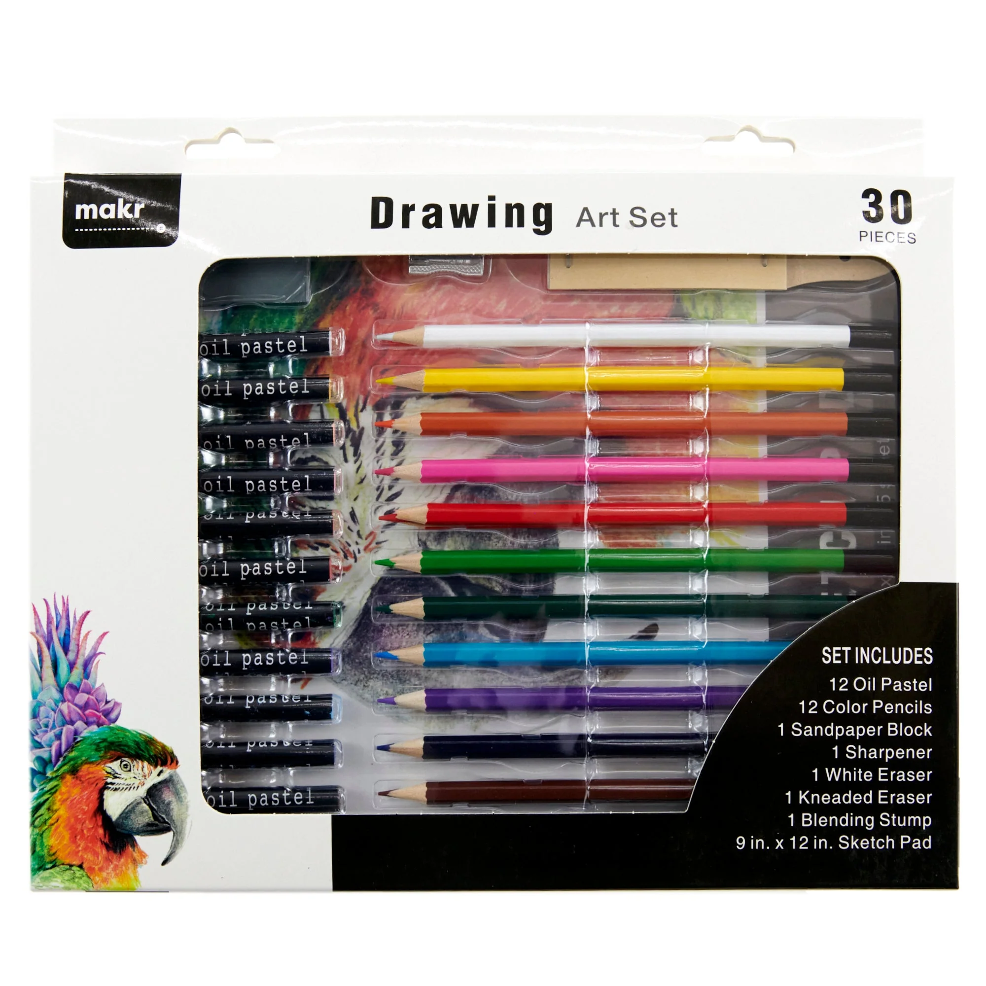 Makr Drawing Art Set, 30pce