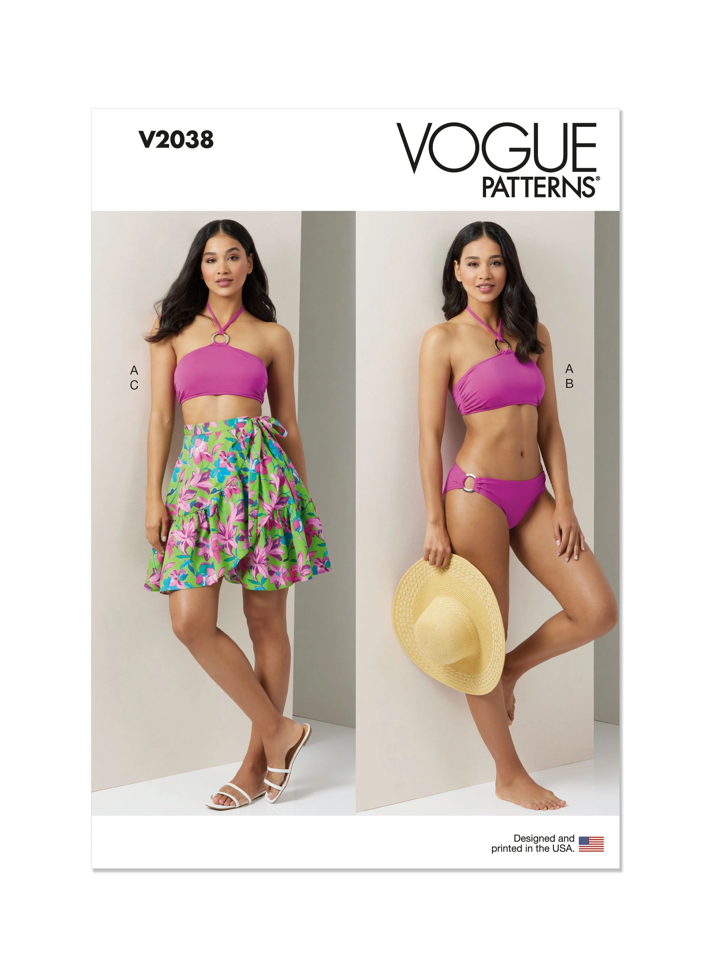 Vogue Pattern V2038 Misses