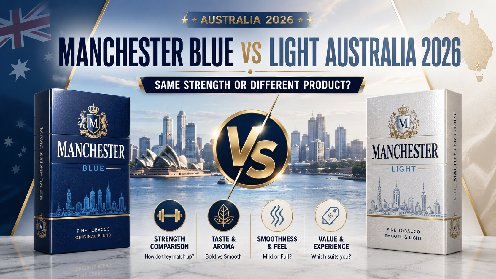 Manchester Blue or Light Australia: Same Strength or Different Product?