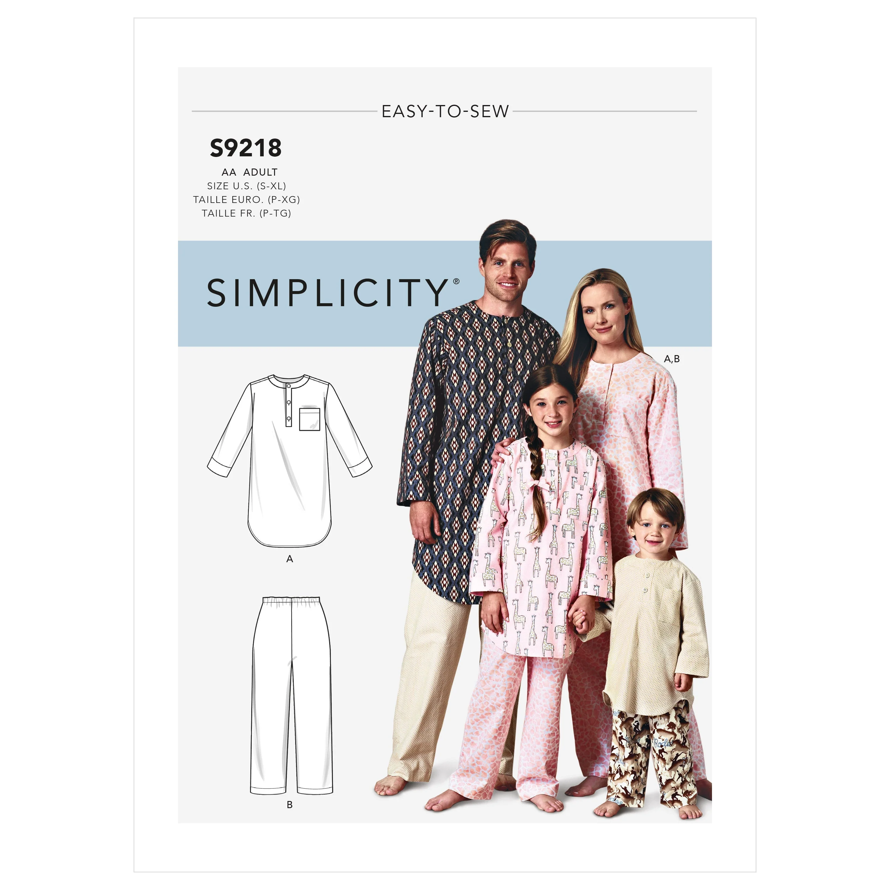 Simplicity Pattern 9218 Misses