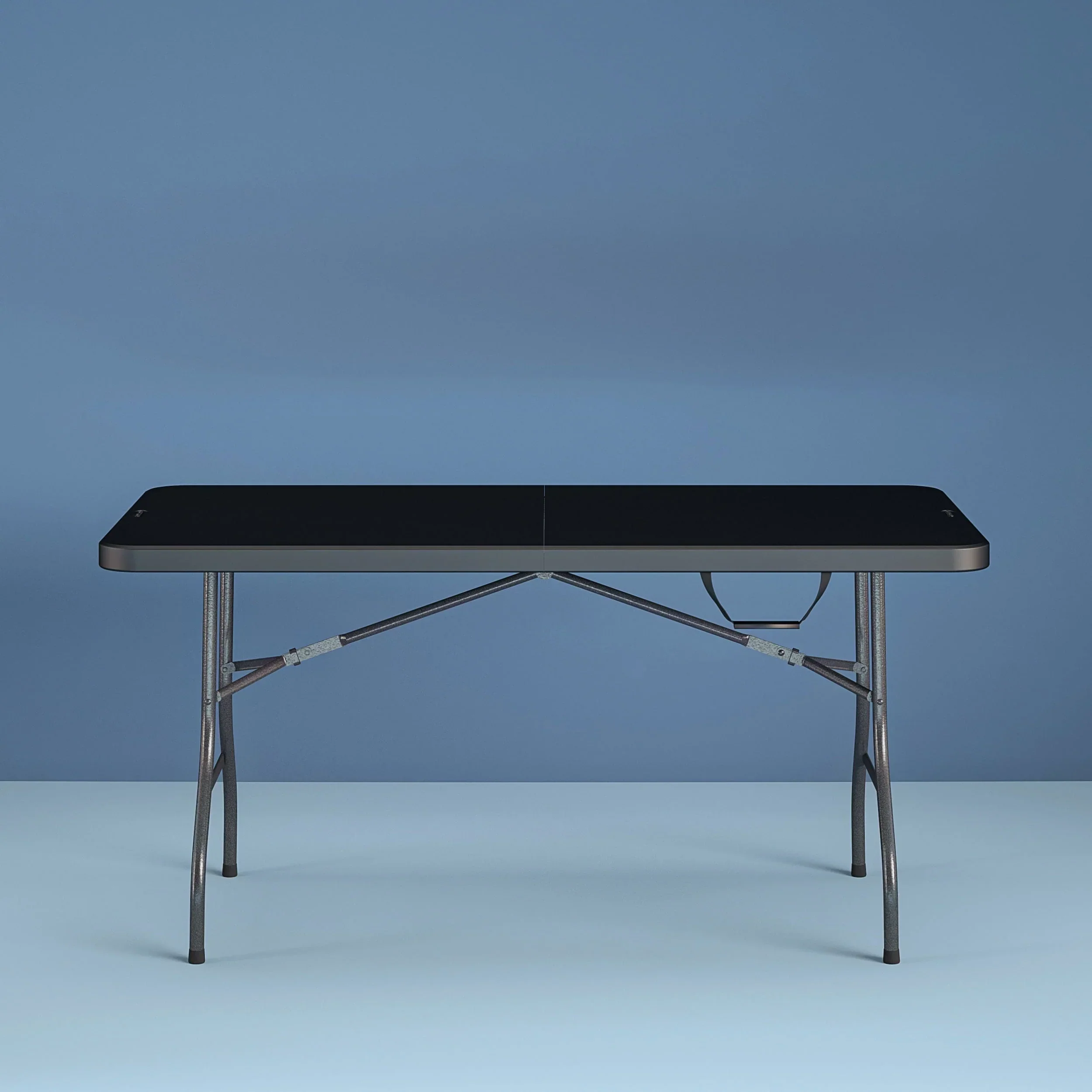 Cosco 6 Foot Centerfold Folding Table, Black