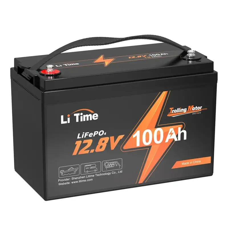 Akumulator LiTime 12 V 100 Ah LiFePO4 o głębokim cyklu rozładowania – lekkie rozwiązanie energetyczne litowe do użytku poza siecią