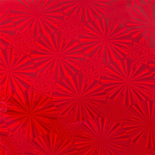 GoPress and Foil Heat-Activated Foil, Red Hologram- Mirror Finish