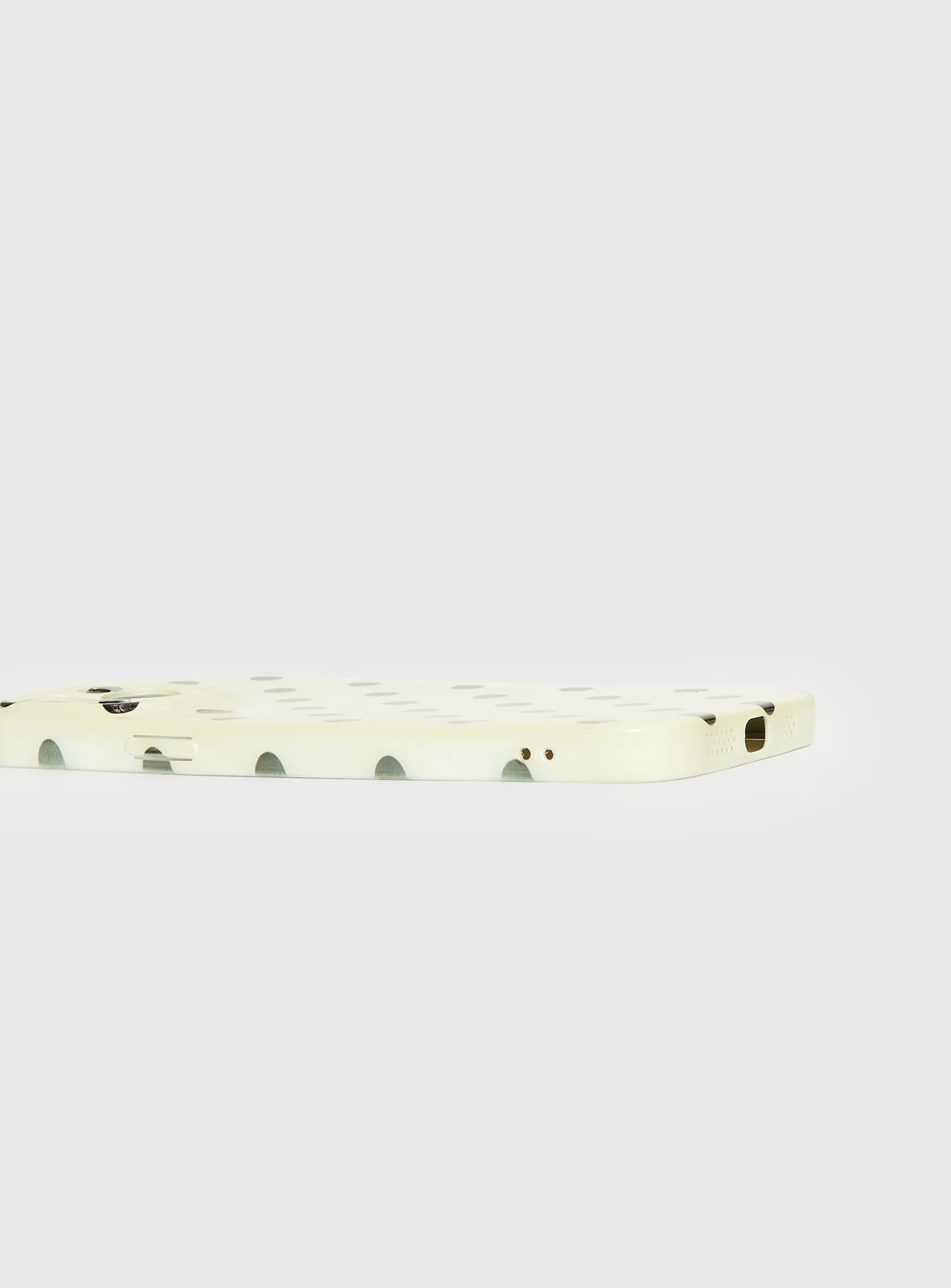 Milda iPhone Case Butter / Brown Polka