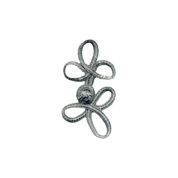 Sullivans Frog Closures, Metallic Silver- 75 mm x 40 mm