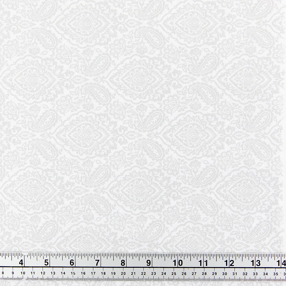 Print Craft & Quilting Fabric, Damask- Width 110cm