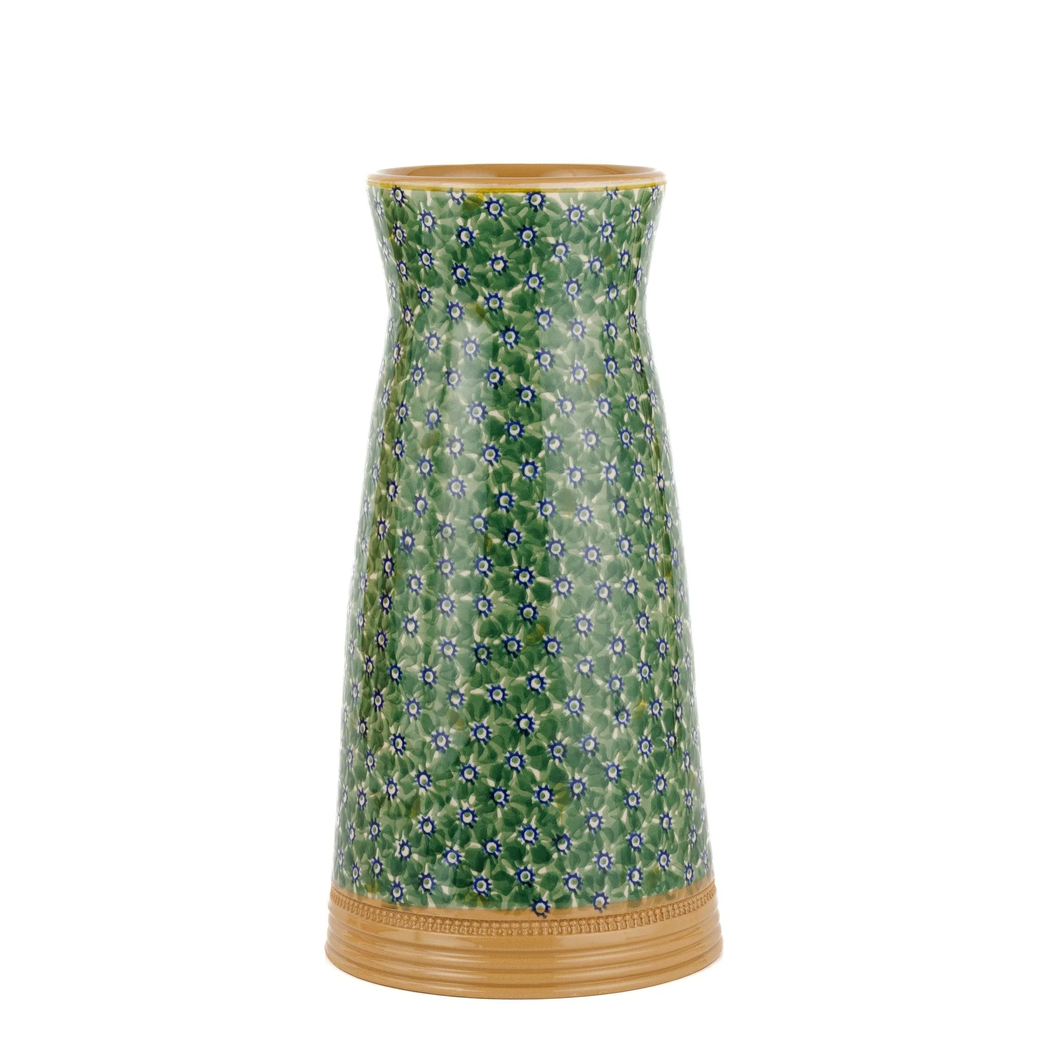 Large Tapered Vase Green
