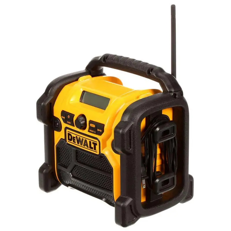Kompaktowe radio budowlane MAX 20 V 2025 – system audio z podwójnym zasilaniem, przewodowym lub bezprzewodowym, do stosowania na placu budowy