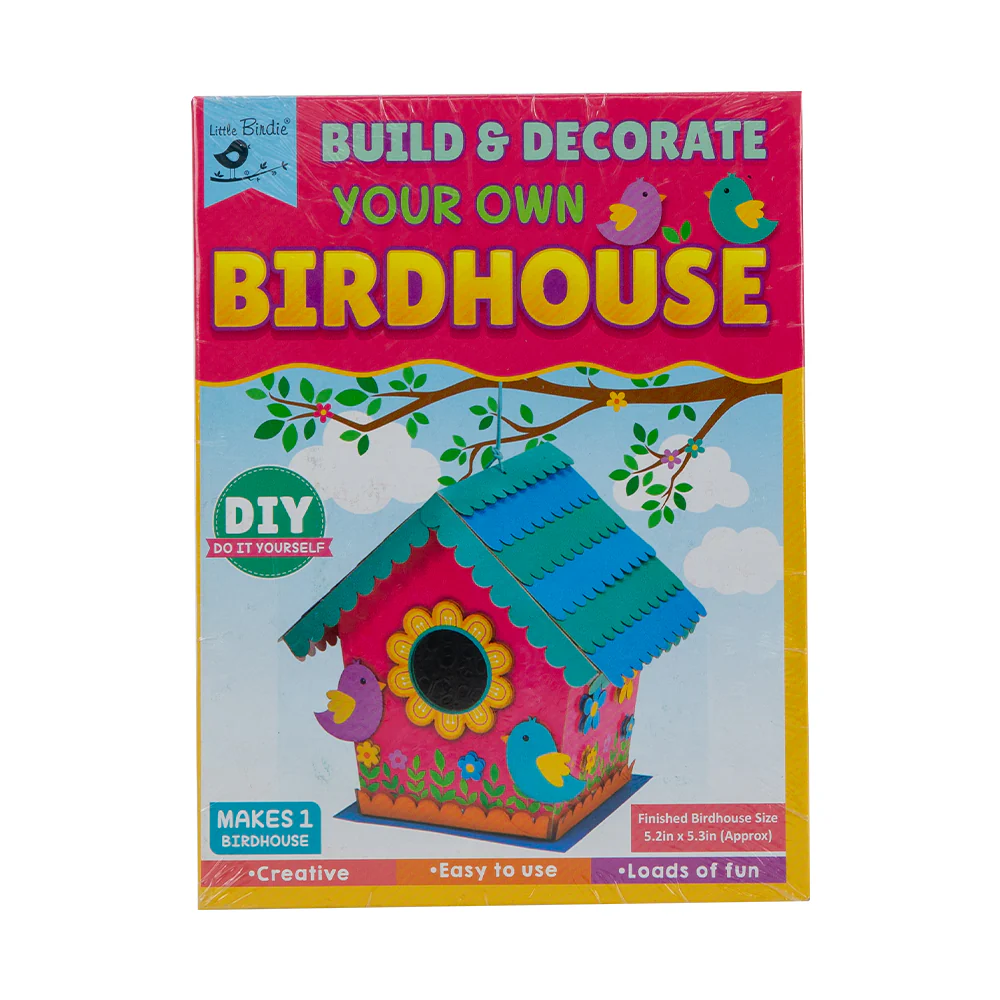 DIY Build & Deco Your Own Kit, Bird House