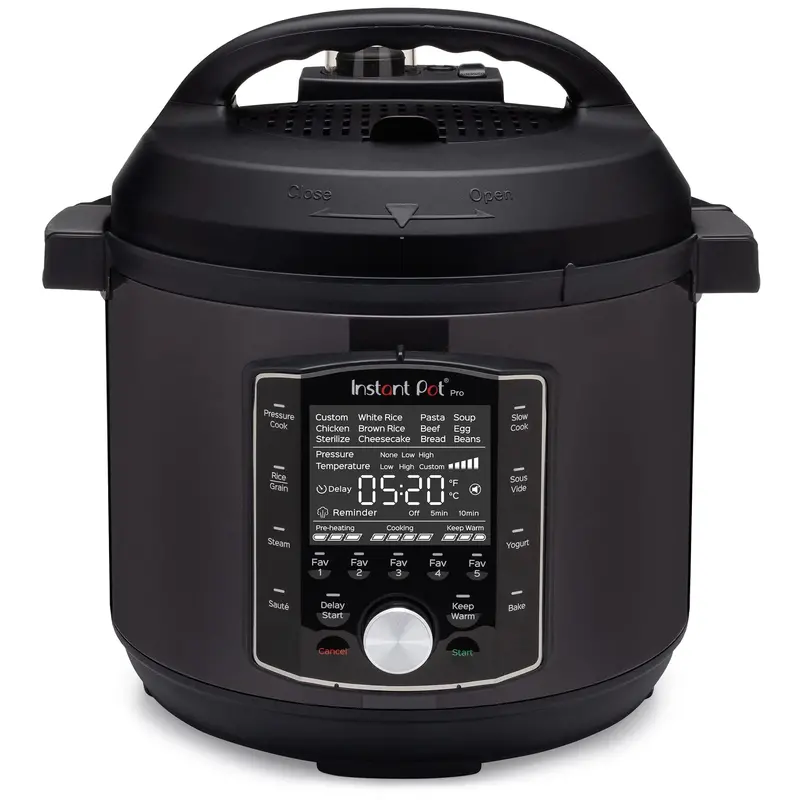 Szybkowar Instant Pot Pro o pojemności 8 litrów — inteligentne urządzenie 10 w 1 do gotowania ryżu, zbóż, zup, jogurtu i nie tylko
