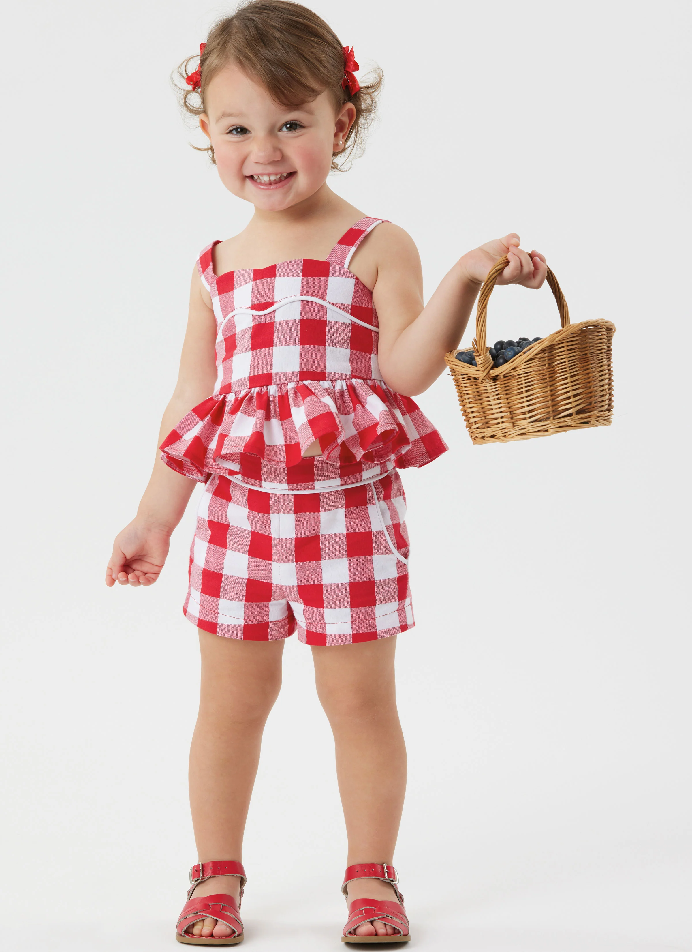 Simplicity Pattern S3112 Toddlers' Dress, Top and Shorts