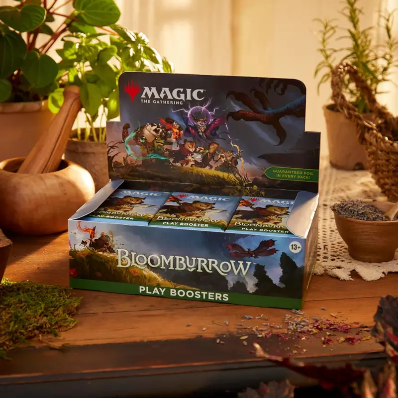 Magic: The Gathering Bloomburrow Booster Box – 36 pakietów, 504 karty, karty rzadkie i foliowe