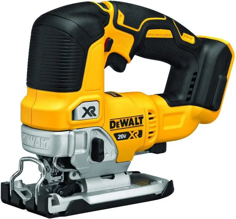 Wyrzynarka akumulatorowa DEWALT DCS334B 20V MAX XR z silnikiem bezszczotkowym, 3200 obr./min, oświetleniem LED, samo narzędzie (bez akumulatora).