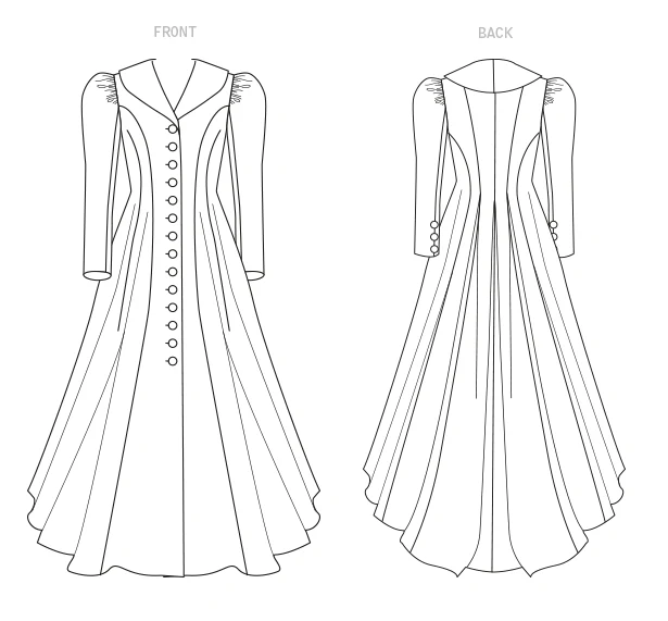 McCall's Pattern M8123 Misses' Coat